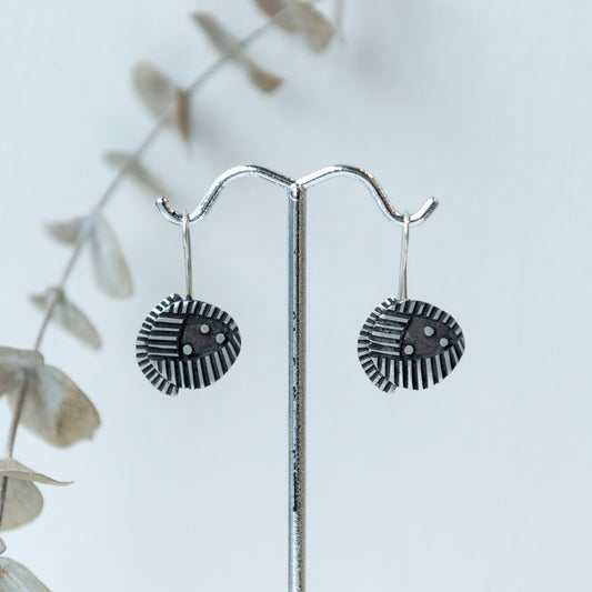 Andrea Mueller, 3 Dot Earrings