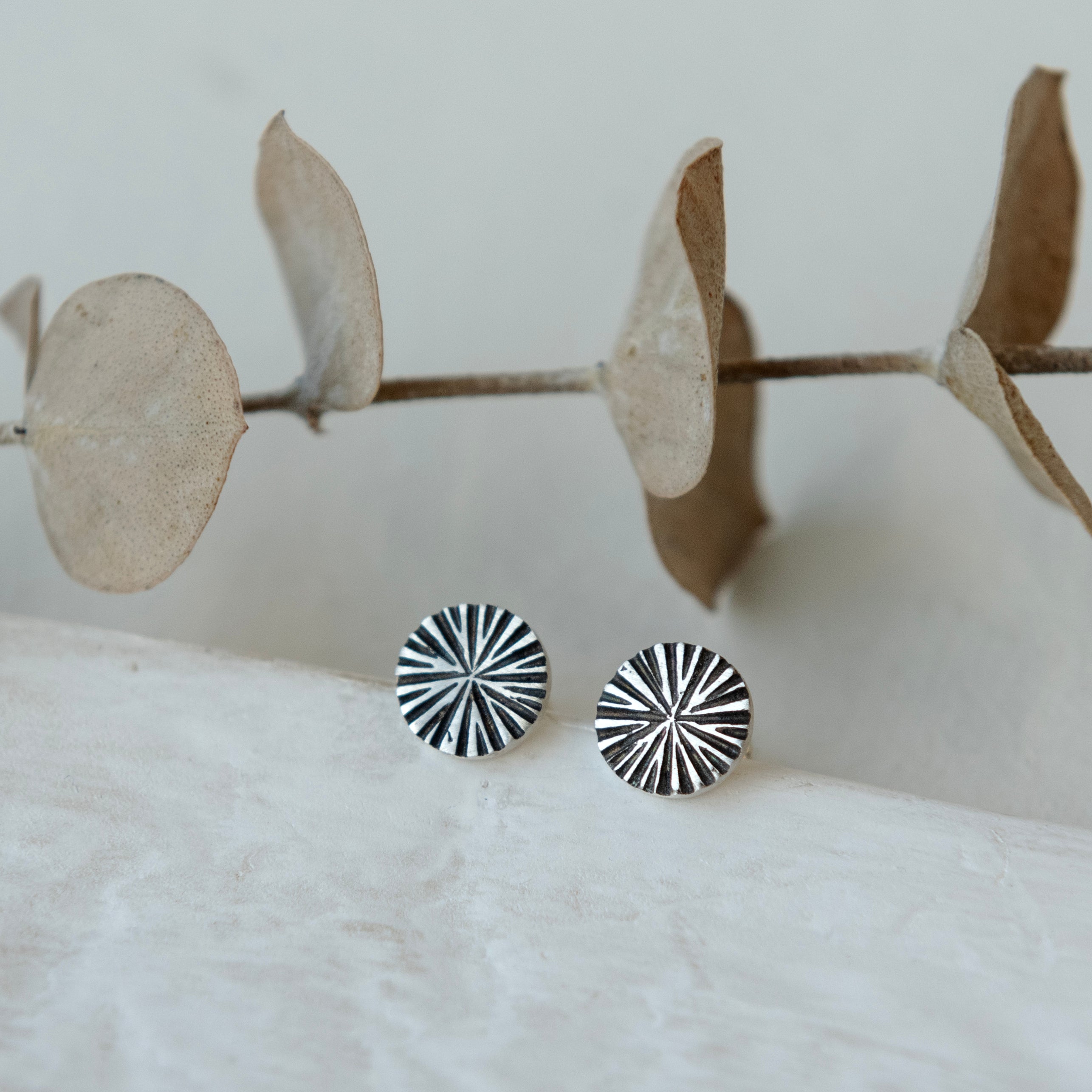 Andrea Mueller, Rays of Light Stud Earrings-1