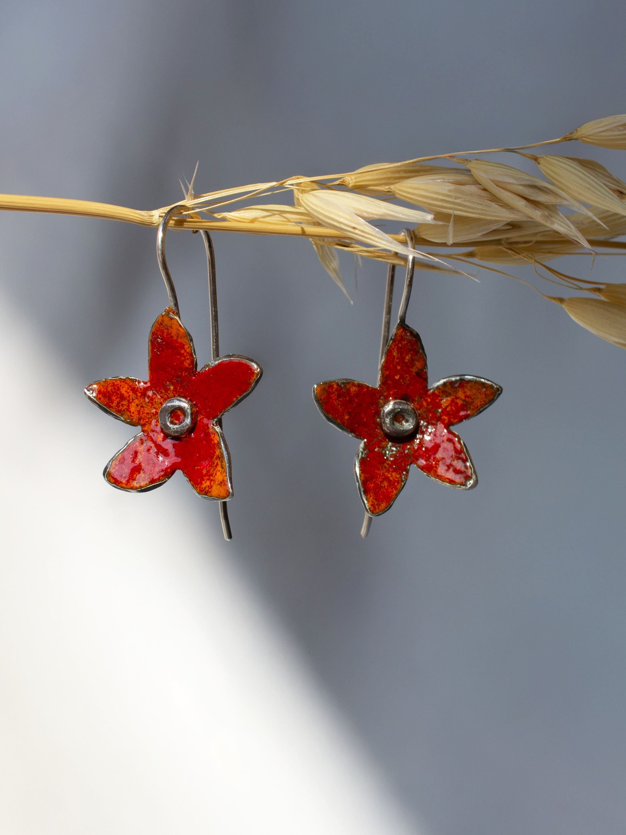 Galili Ellis, Enamel Flower Earrings-5