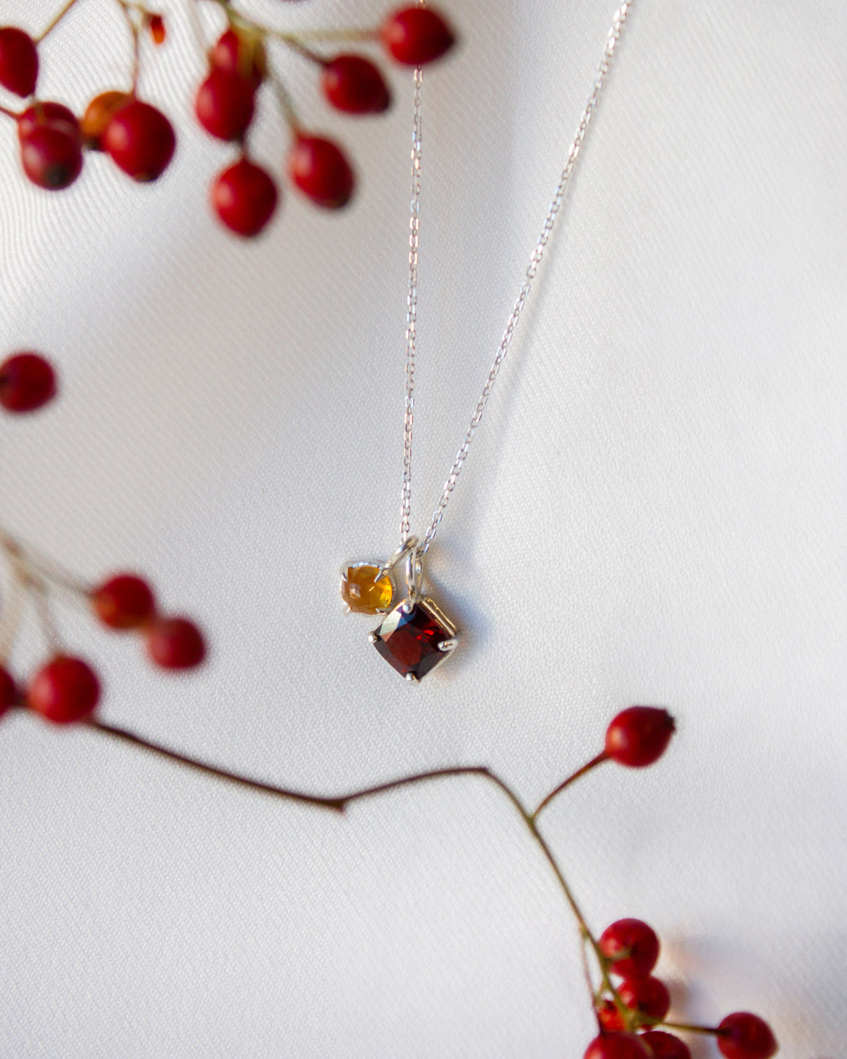 Kathryn Rebecca, Fallen Leaves Necklace-1