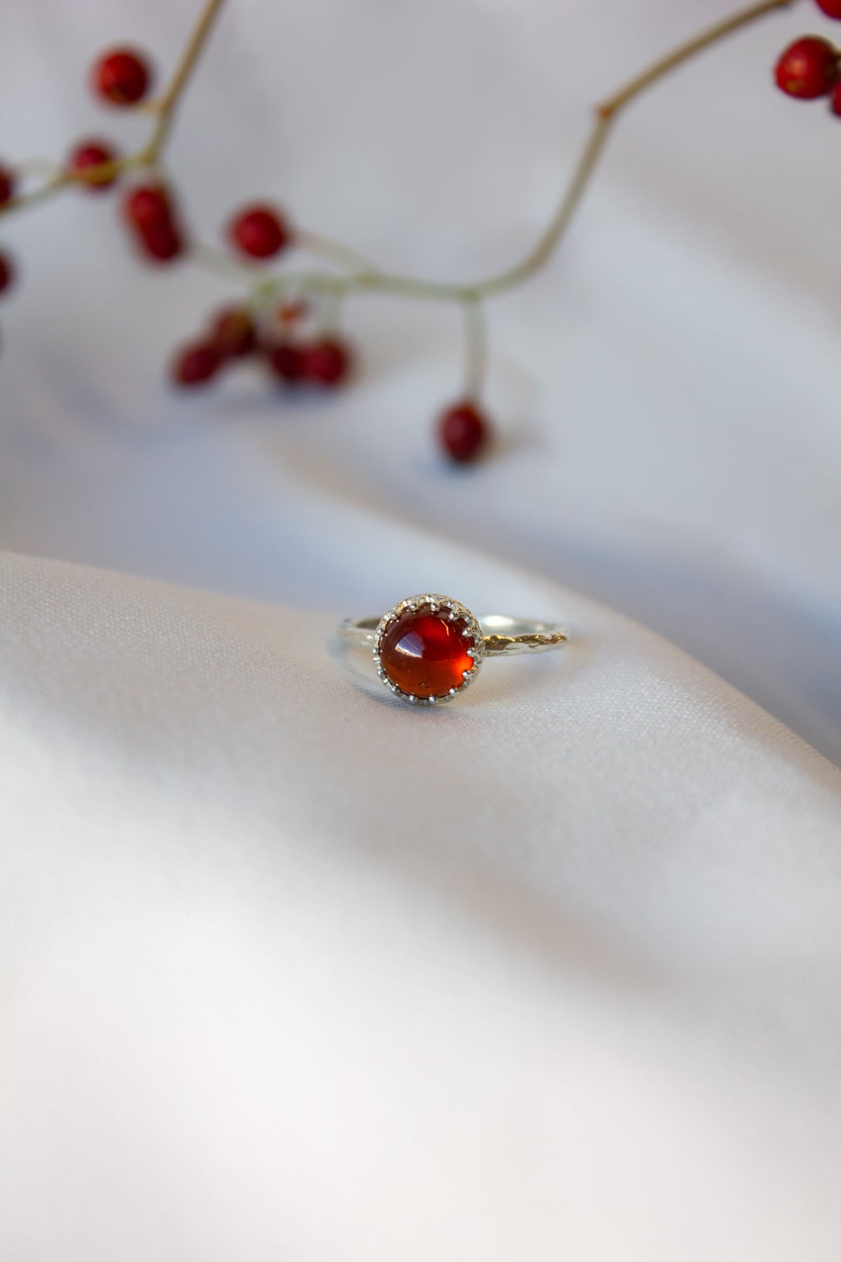 Kathryn Rebecca, Crown Jewel Garnet Ring-3