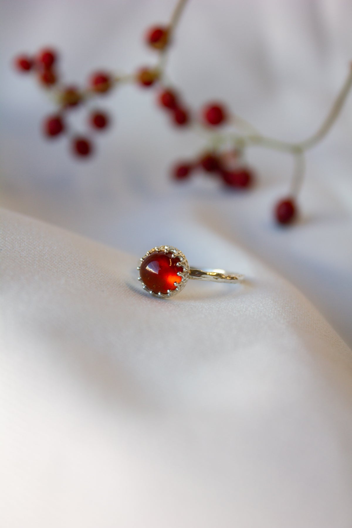 Kathryn Rebecca, Crown Jewel Garnet Ring-1