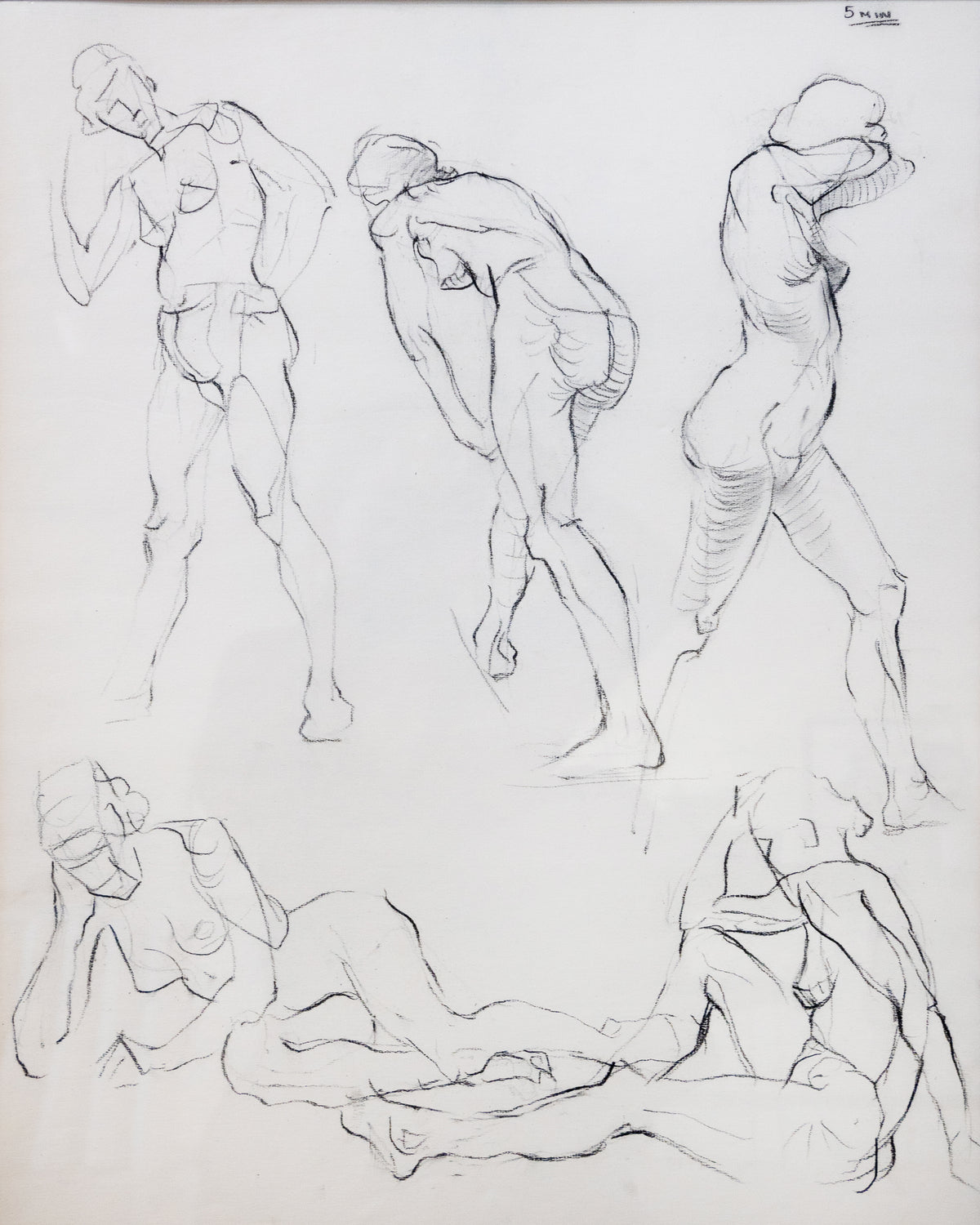 Gerald Trottier, 5 mins sketches of femail figures
