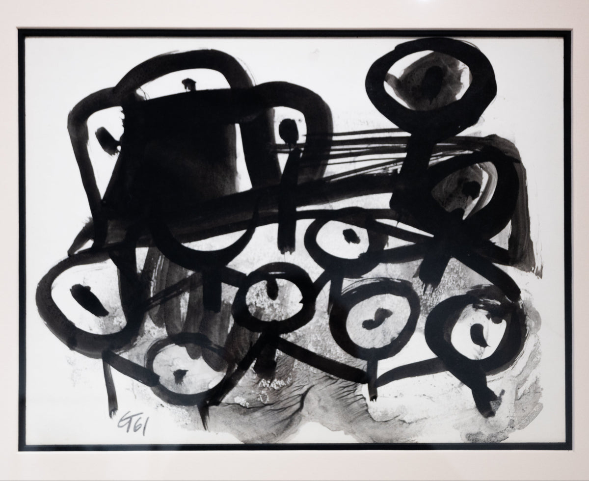 Gerald Trottier, Abstract Calligraphy Figure