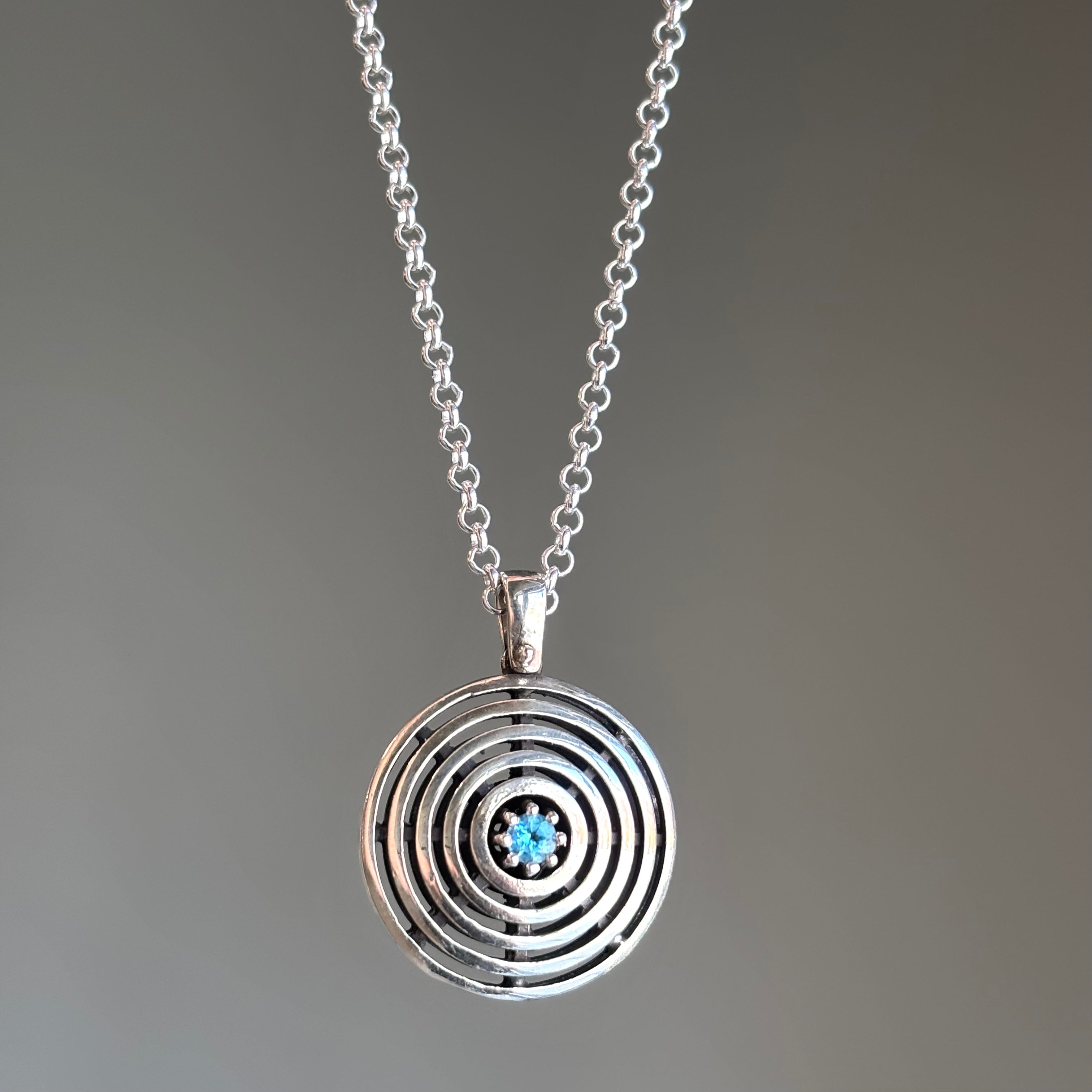 Spoke, Magic Circle Pendant Necklace