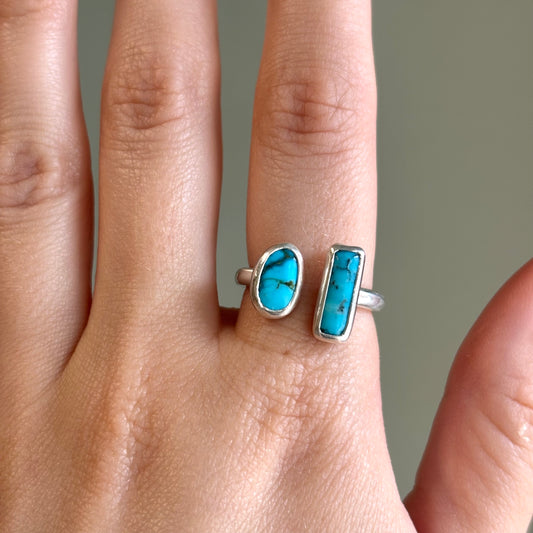 Galili Ellis, Turquoise Asymmetrical Open Ring