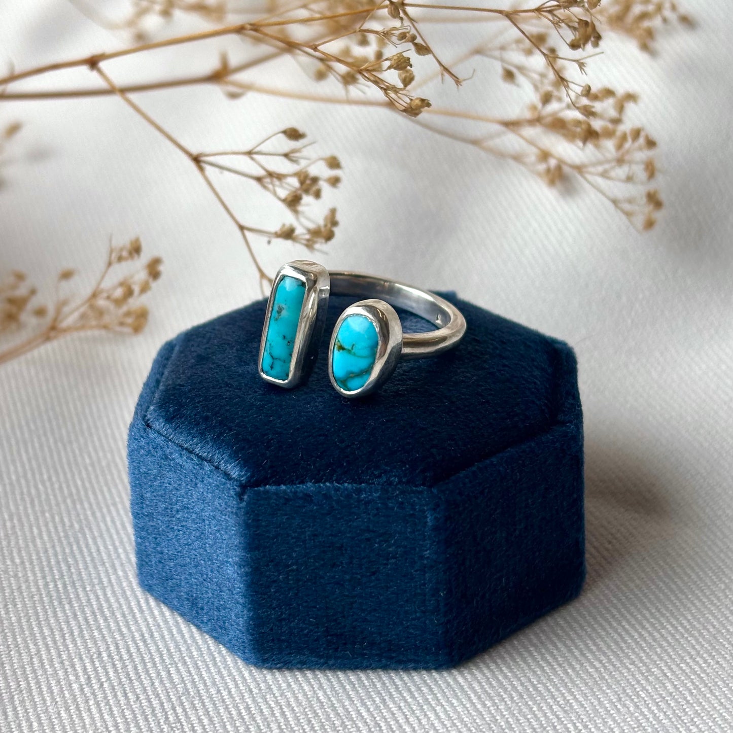 Galili Ellis, Turquoise Asymmetrical Open Ring