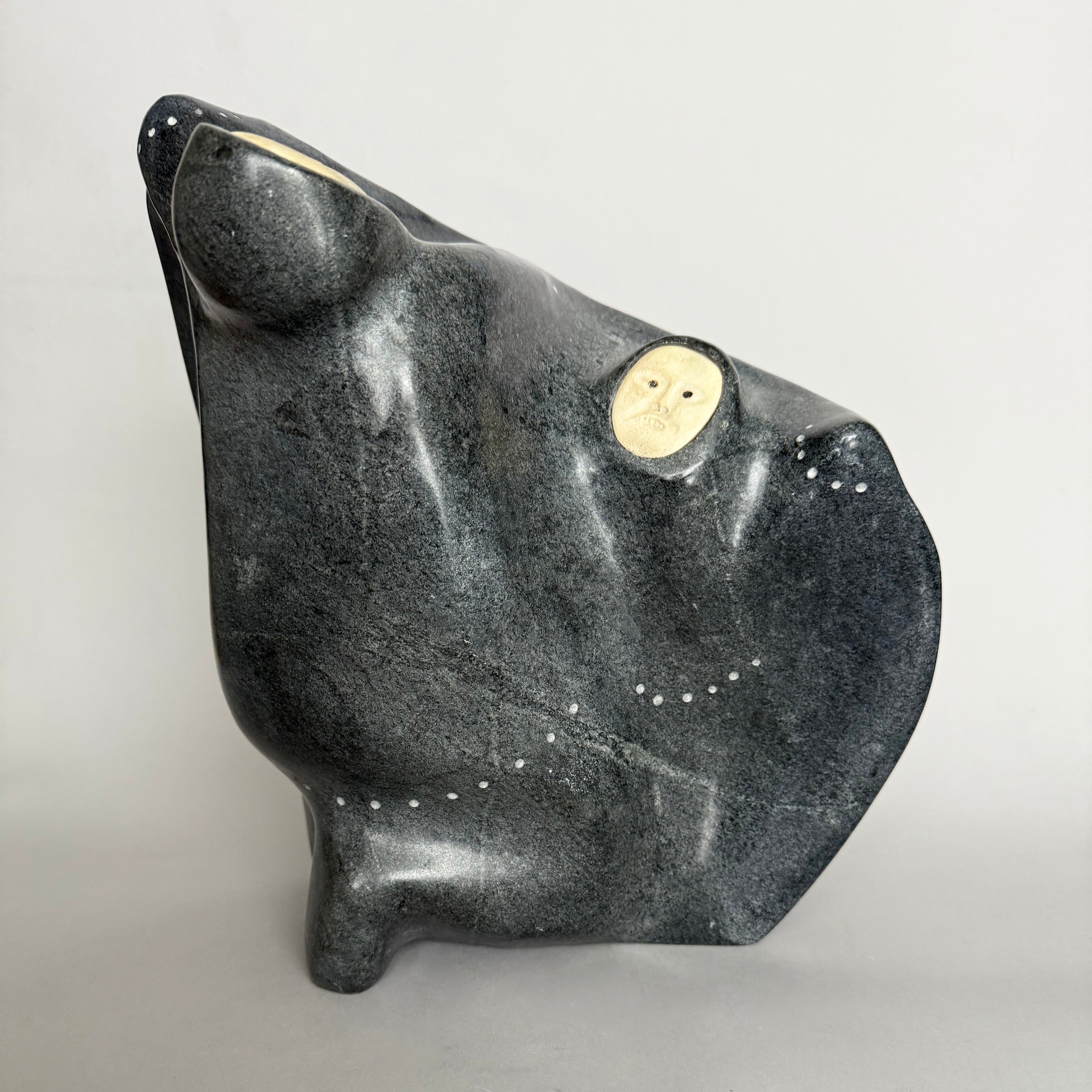 Father & Son Sheltering from the Rain, Mattiusi Iyaituk