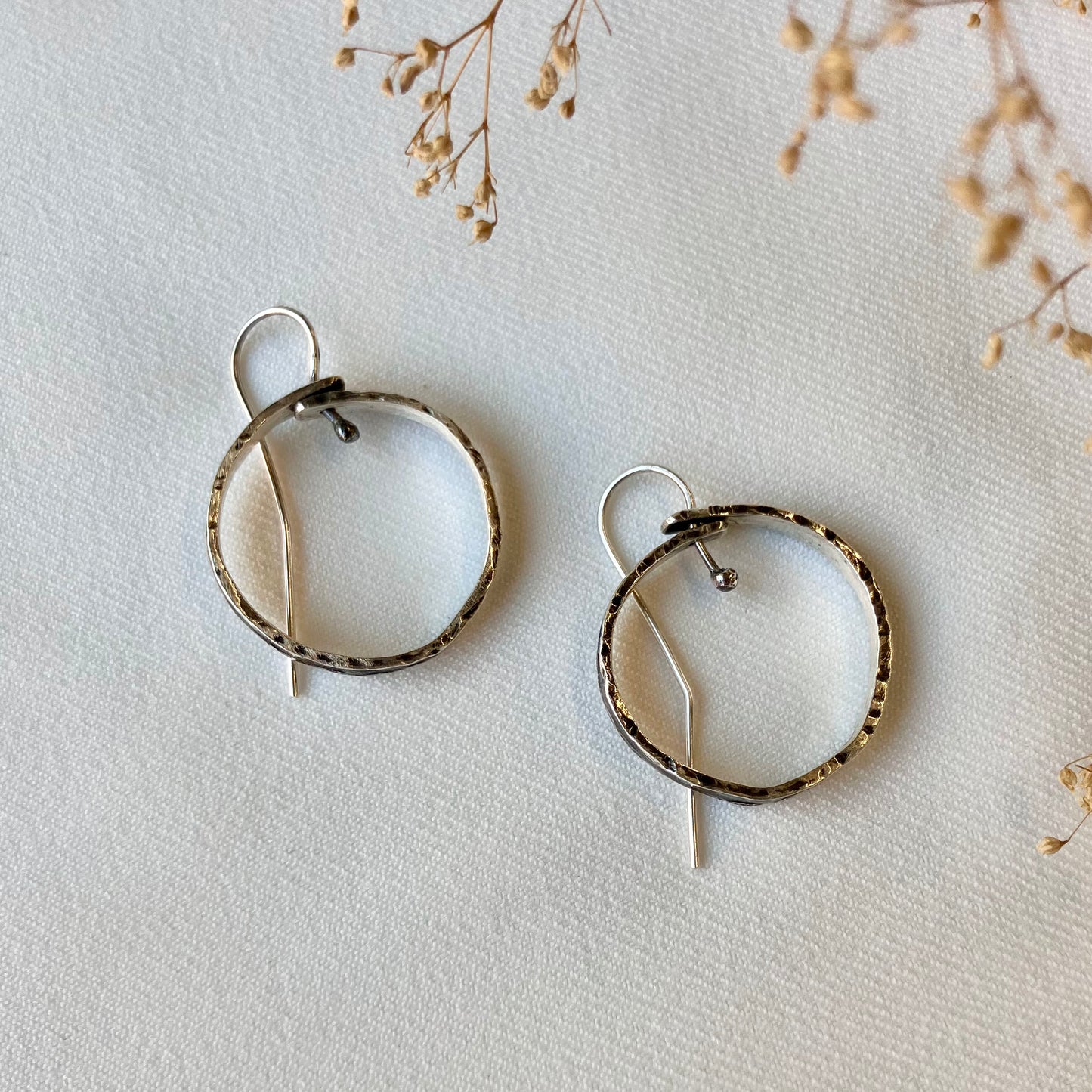 Galili Ellis, Small Silver Circle Dangles