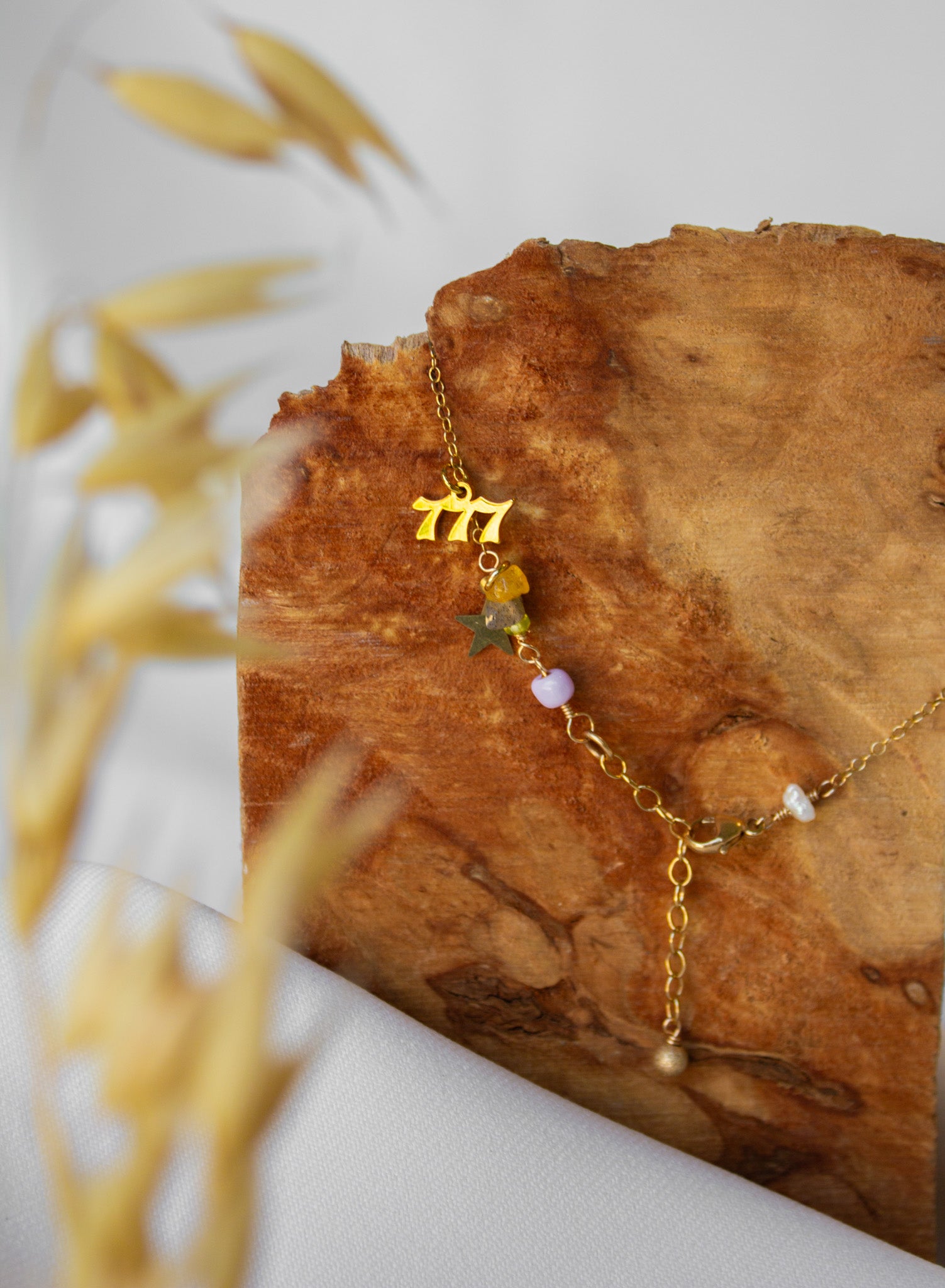 Hailey Jane, Star and 777 Charm Bracelet-1