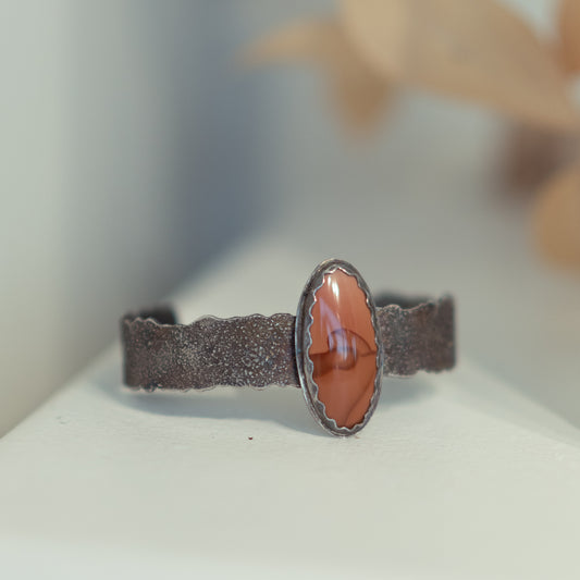 Lori Francescutti, Willow Creek Jasper Topography Cuff