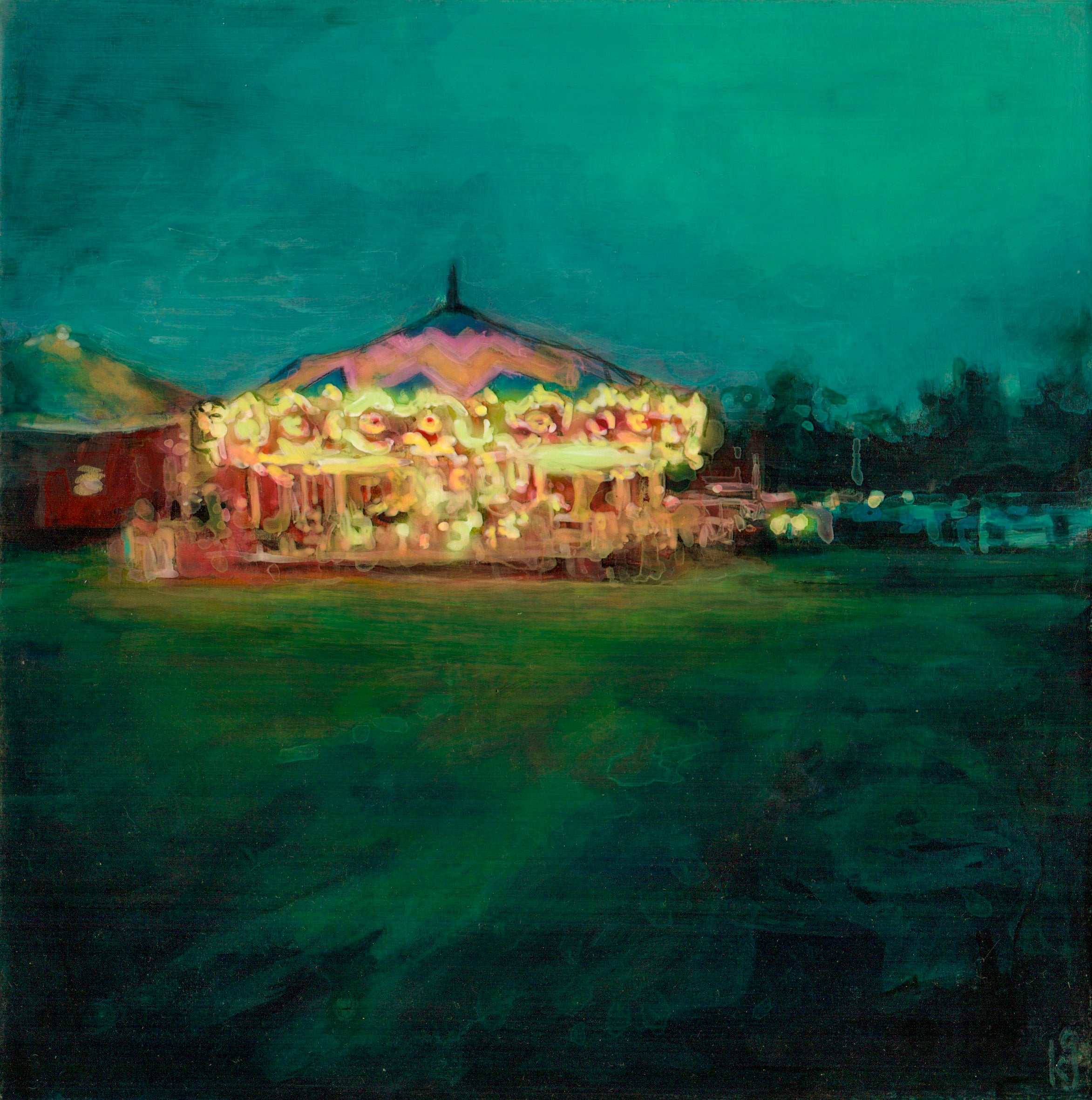 Kelly Grace, ACQUIRED | Study for "Millbrook Fair"