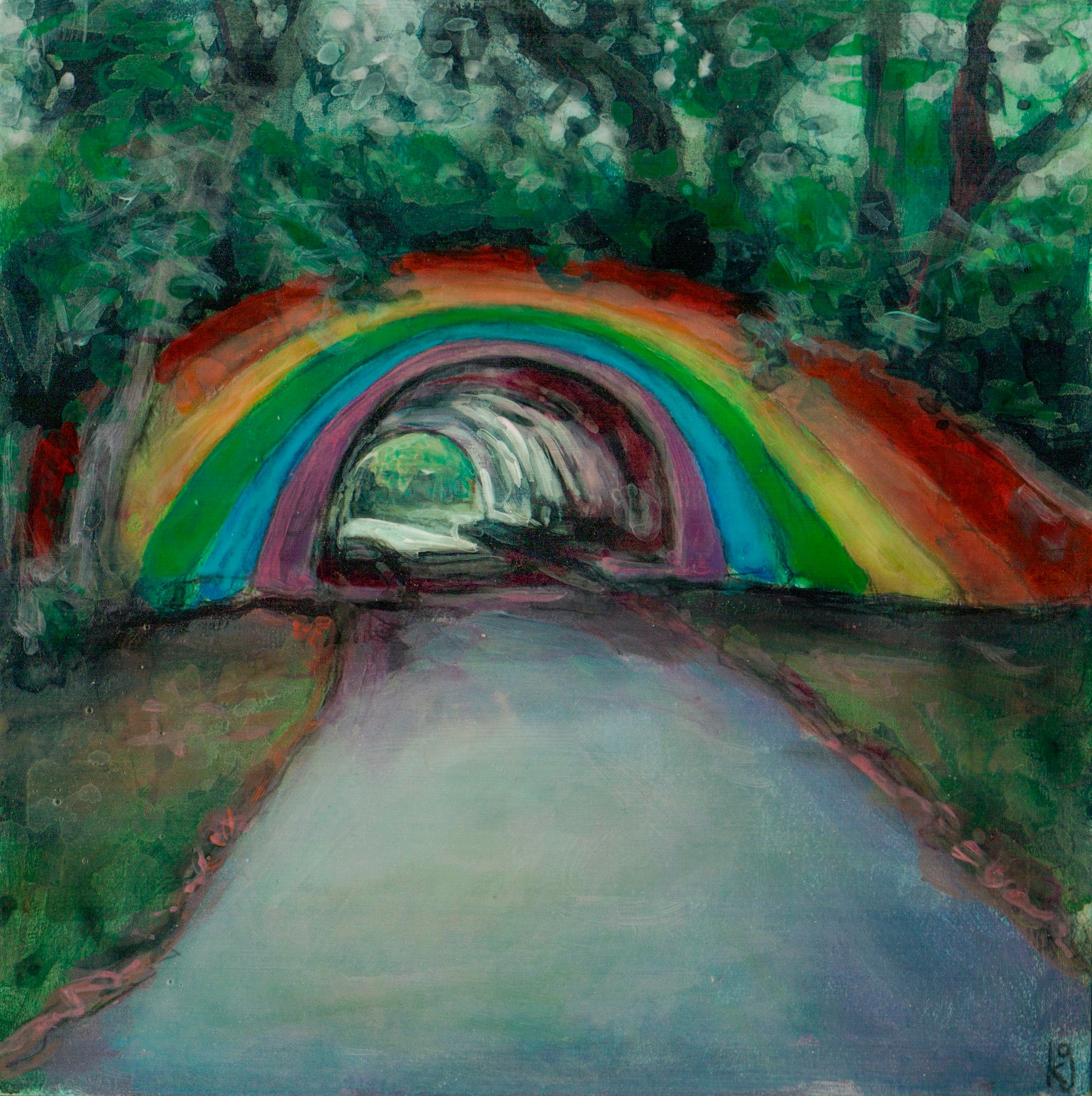 Kelly Grace, Study for "The Other Side of the Rainbow"