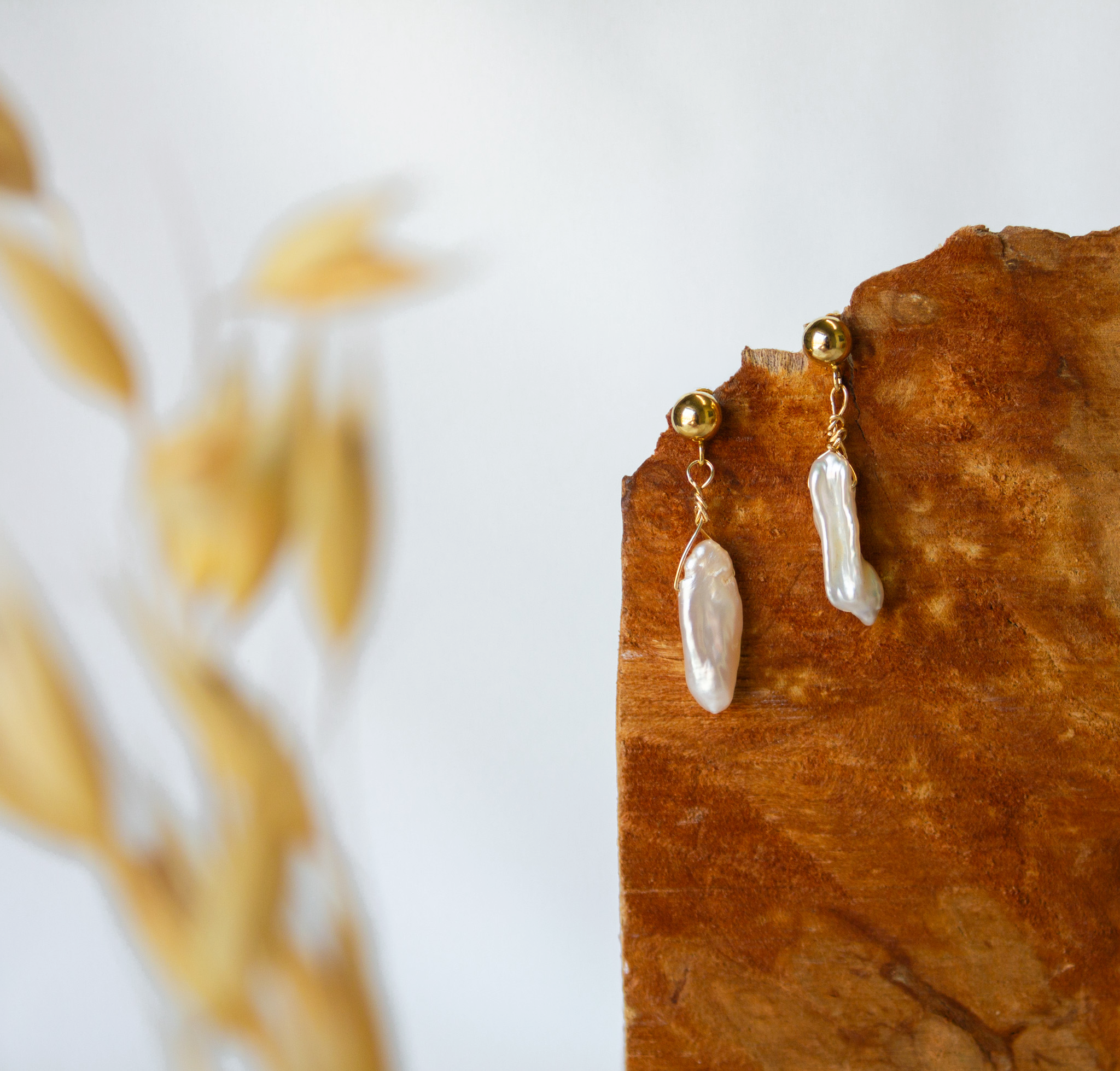 Hailey Jane, Keshi Pearl Drop Earrings-2