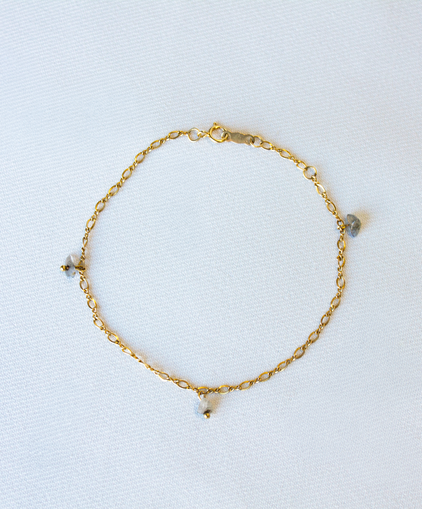 Hailey Jane, Labradorite Figaro Bracelet-2