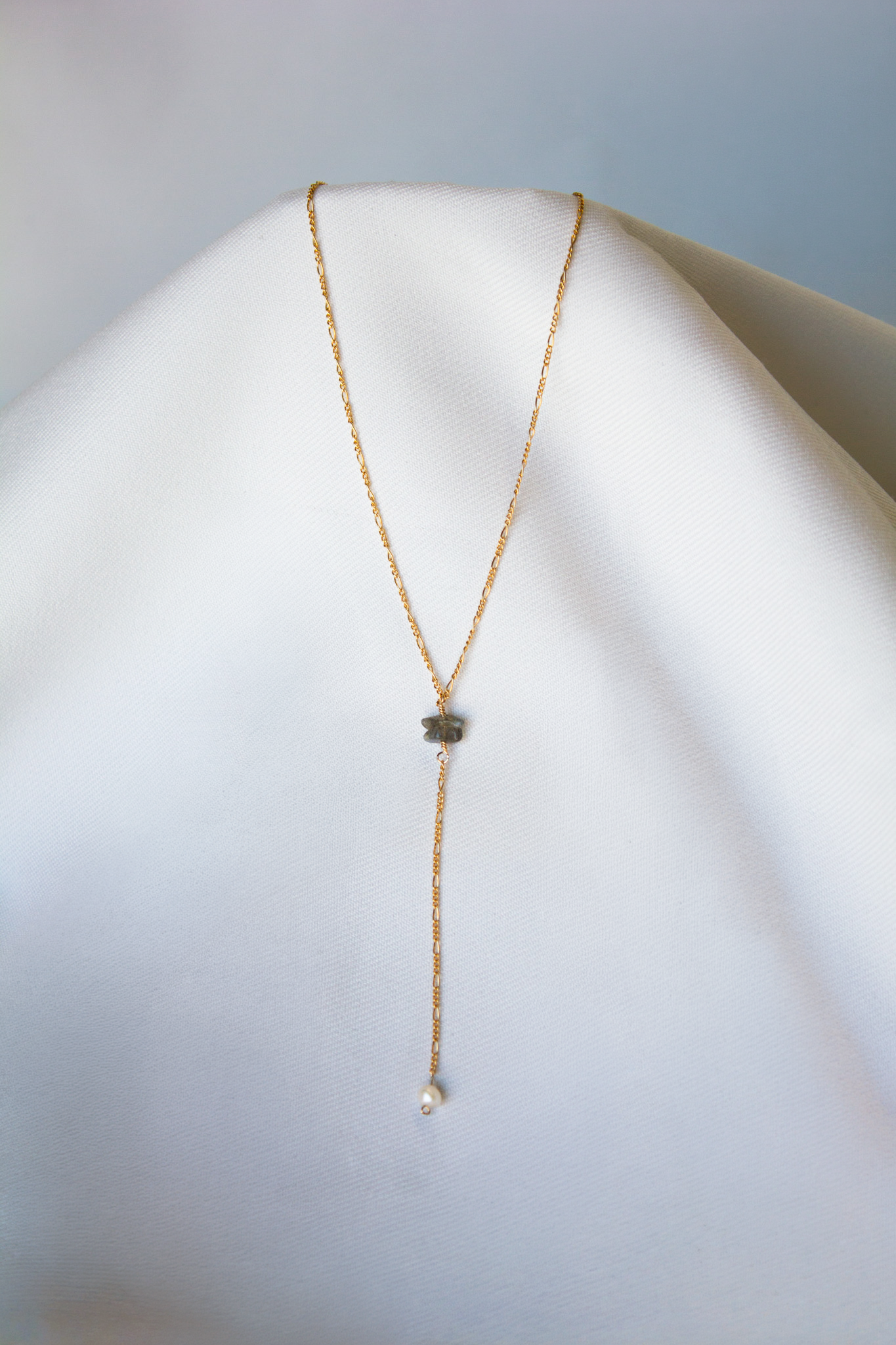 Hailey Jane, Labradorite Lariat Necklace