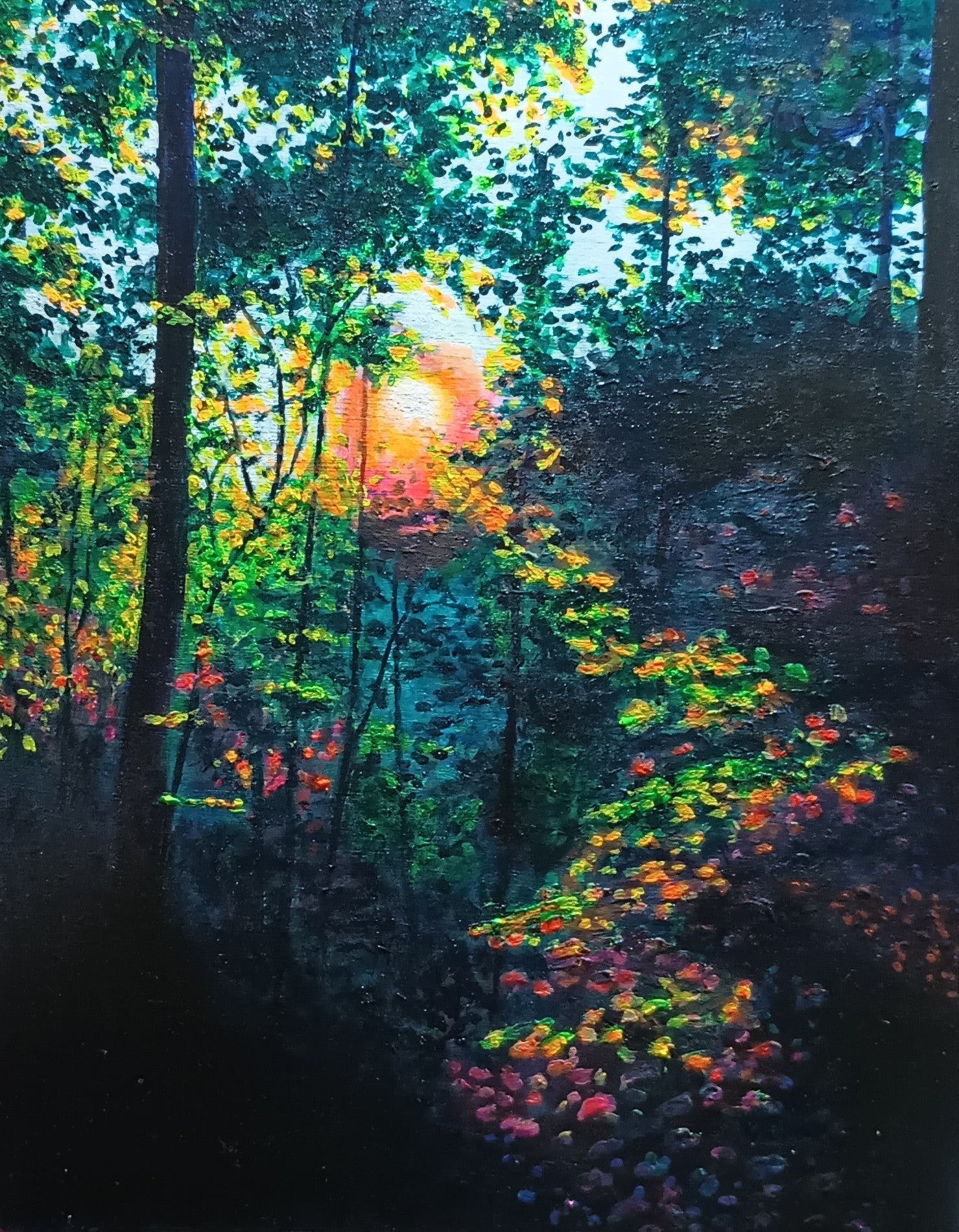 Lee Stewart, Leaves in the Wind