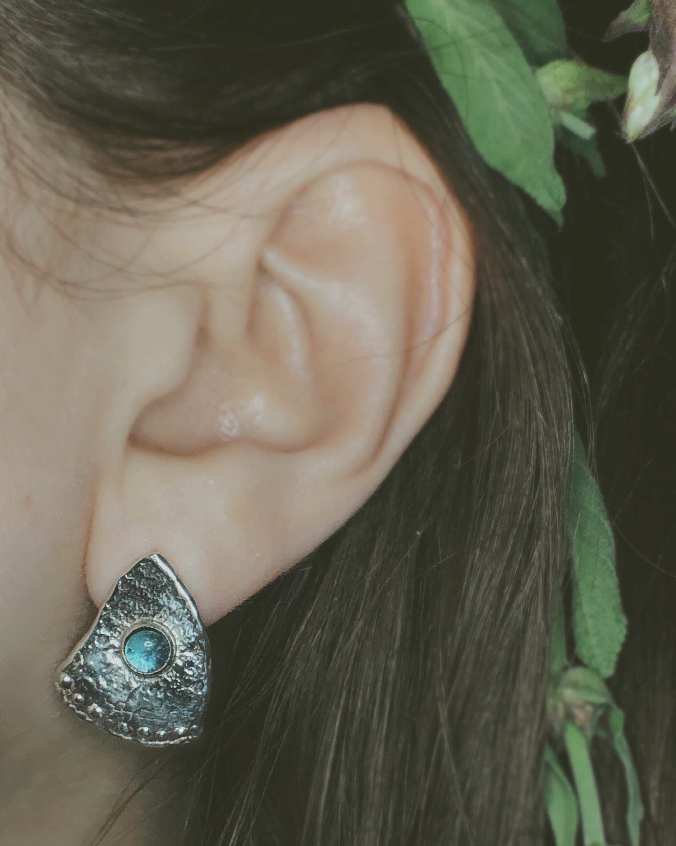 RYHN, Topaz Luna Earrings