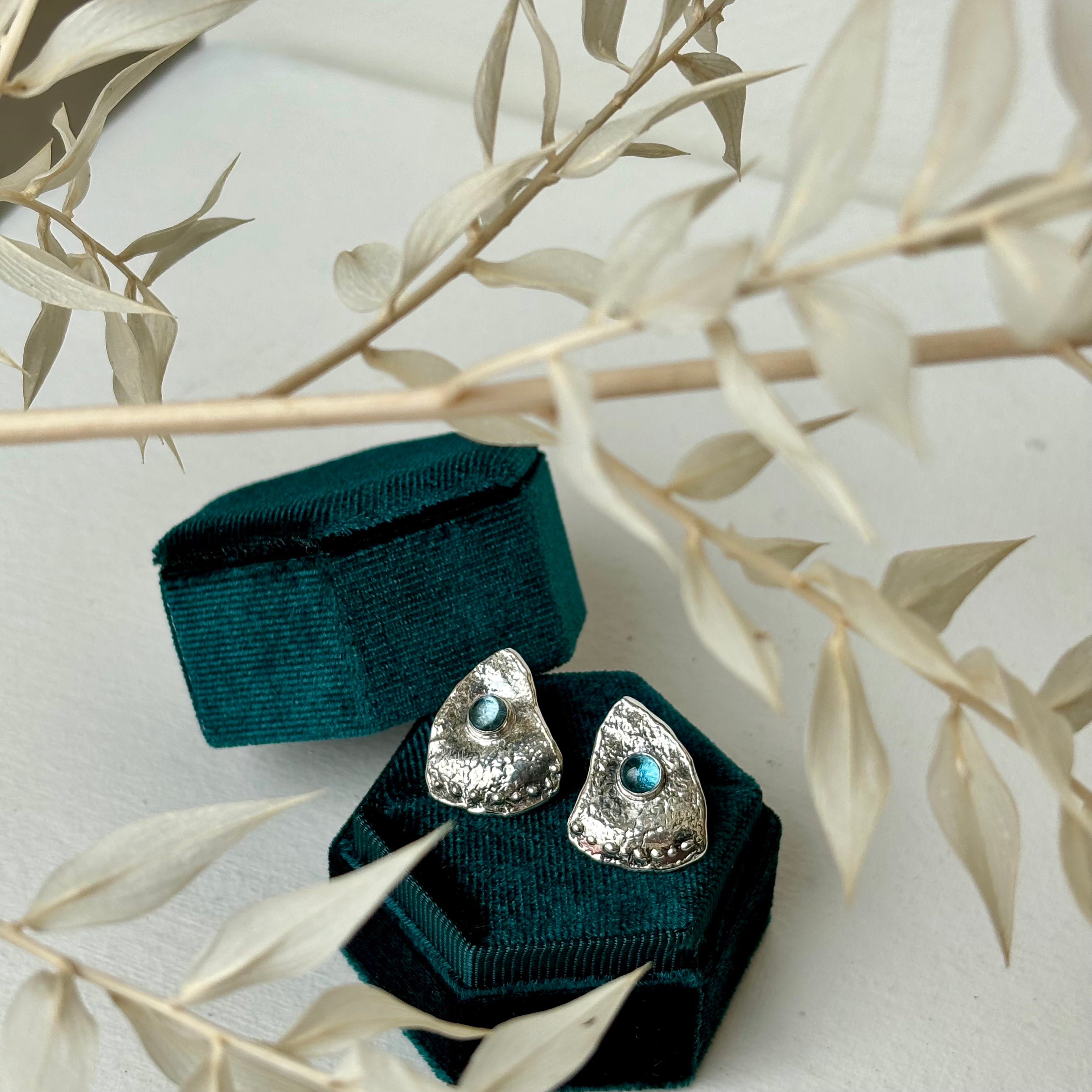 RYHN, Topaz Luna Earrings