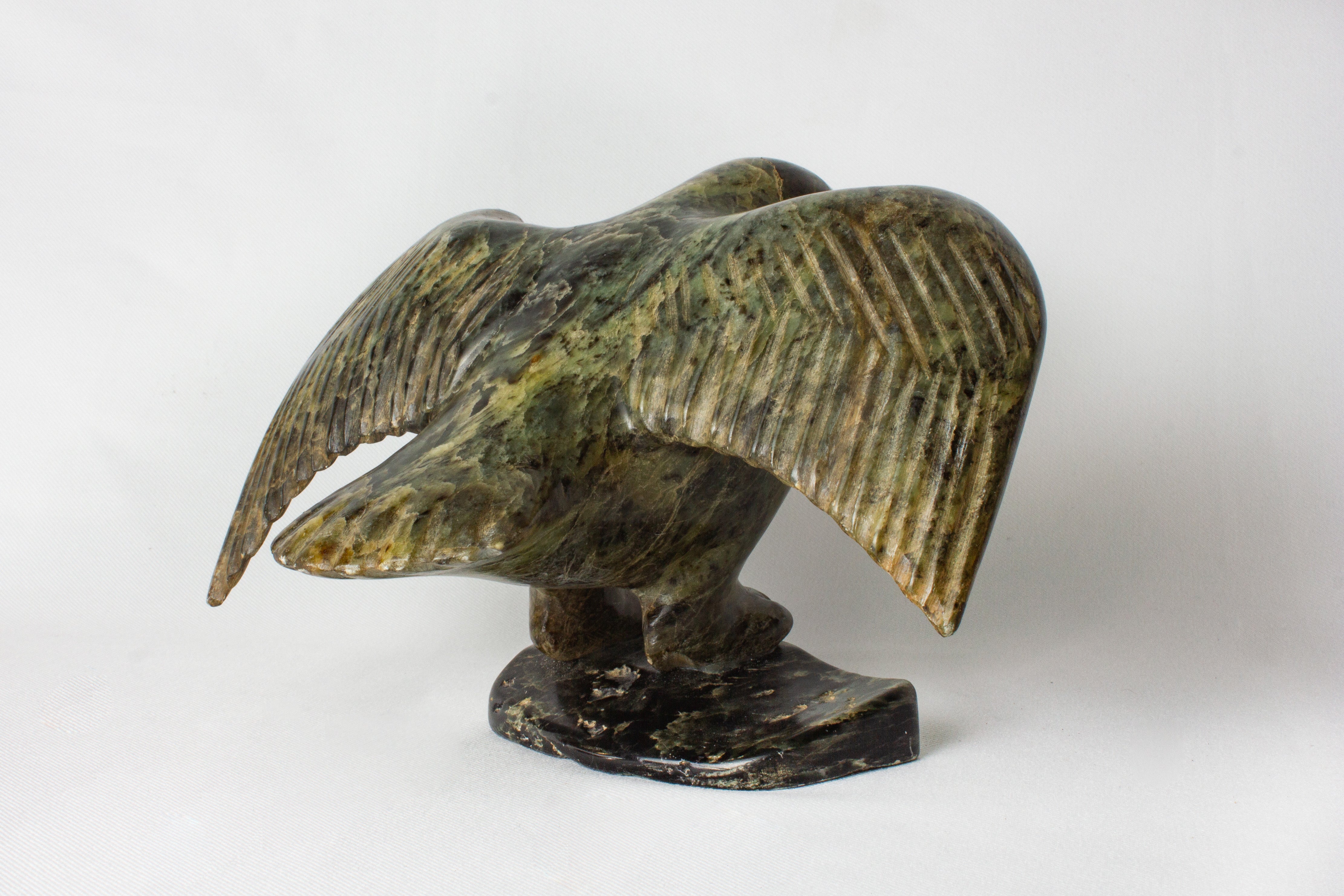 Owl Perched on a Stoop, Simeonie Kowjakoolook (Inuit, Kimmirut)-5