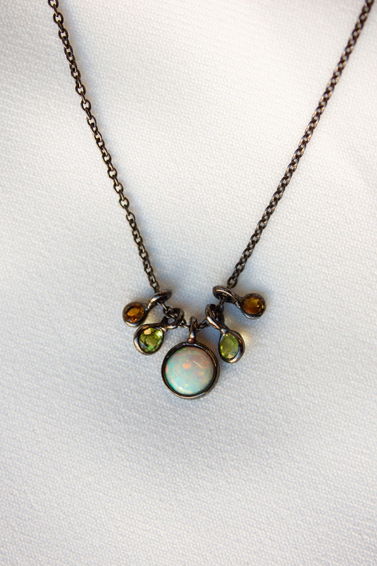 Out Designs, Opal Charm Necklace-1