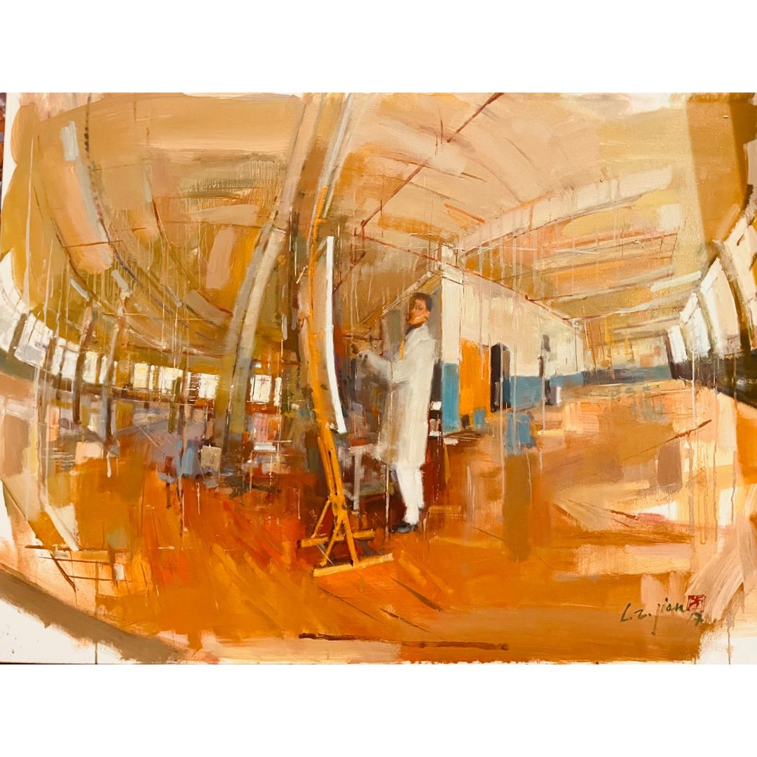 Jay Li, Painting in the Old Factory