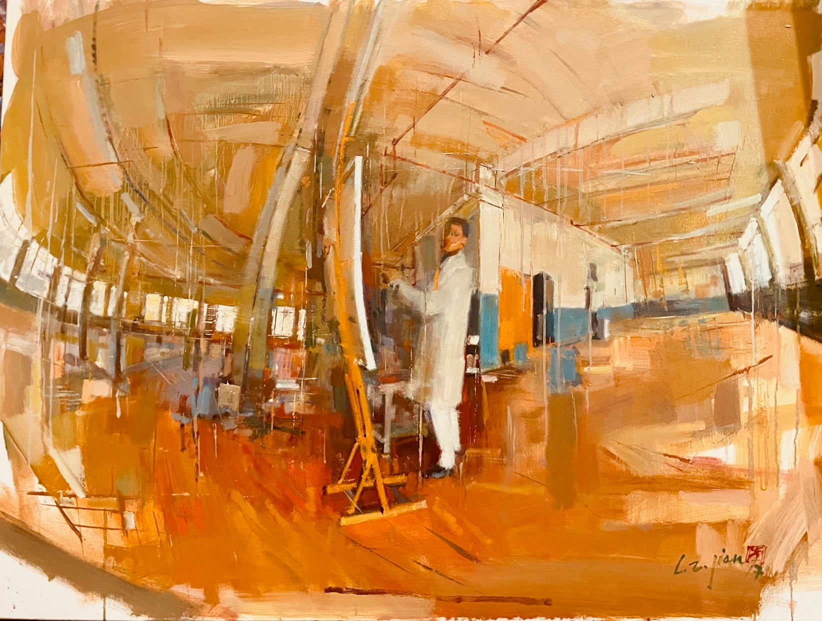 Jay Li, Painting in the Old Factory