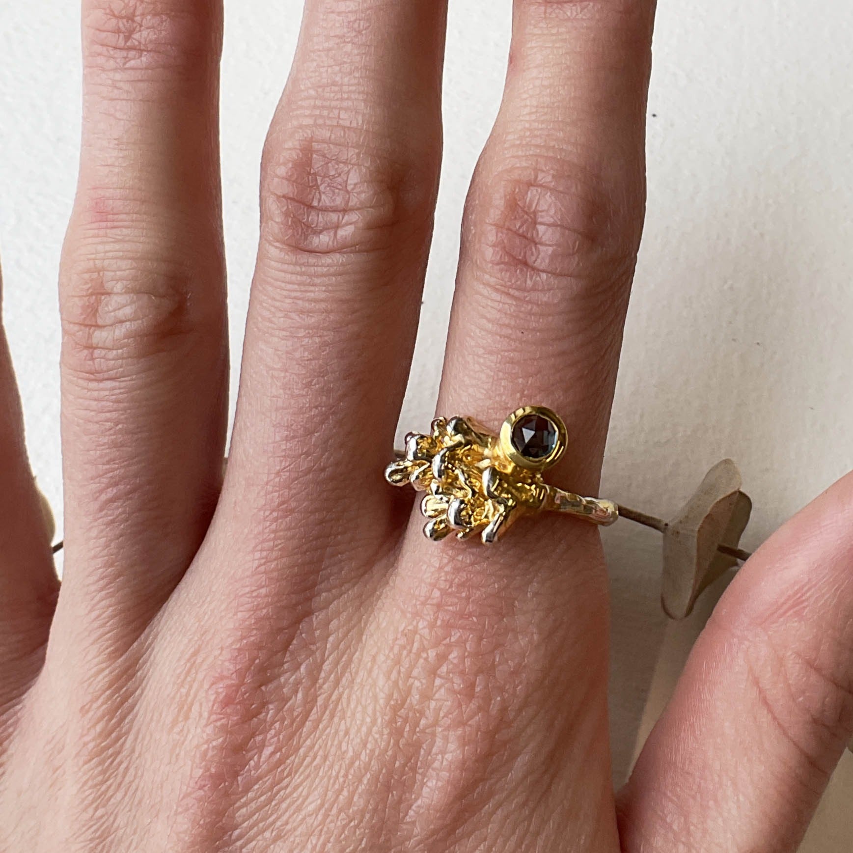 Kathryn Rebecca, Gold Pinecone Ring