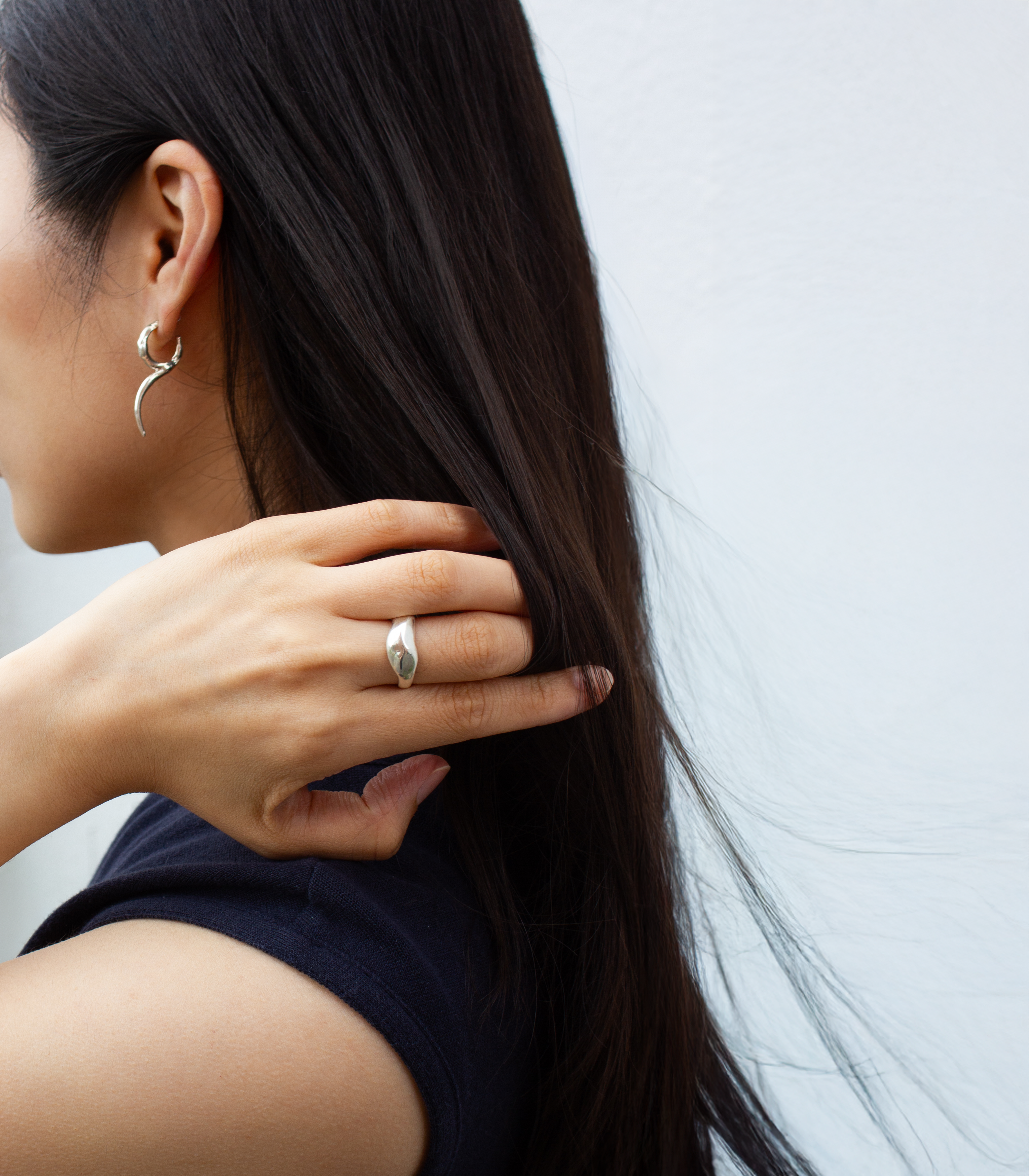 L.L.Y. Atelier, Fang Hoop Earrings
