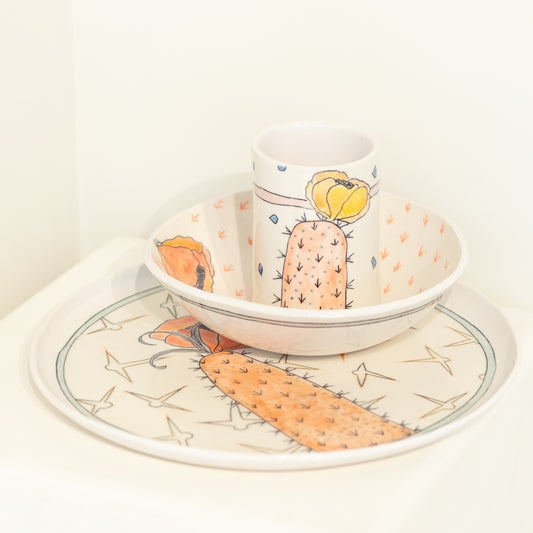 Marney McDiarmid, Calico Cactus - Euphobia Dinnerware