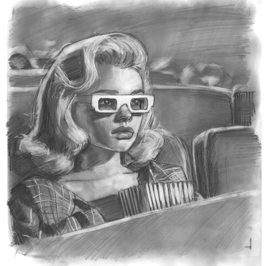 Kelly Grace, "Intermission" Graphite Study