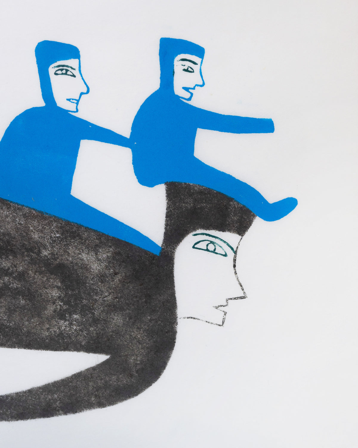 The Shaman Proving Powers, Jessie Oonark (Inuit, Qamani'tuaq)-1