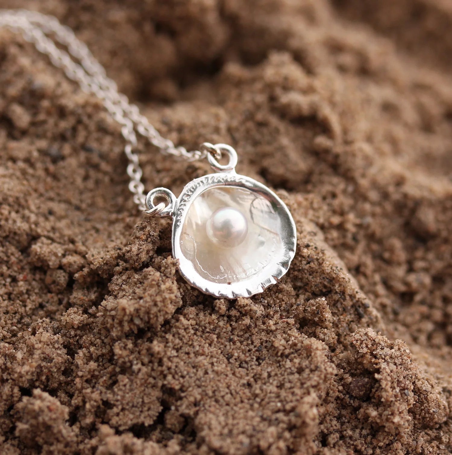 Kathryn Rebecca, Shell with Pearl Necklace-3