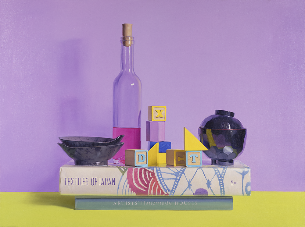 Jian Zhang, Still Life in Light Purple