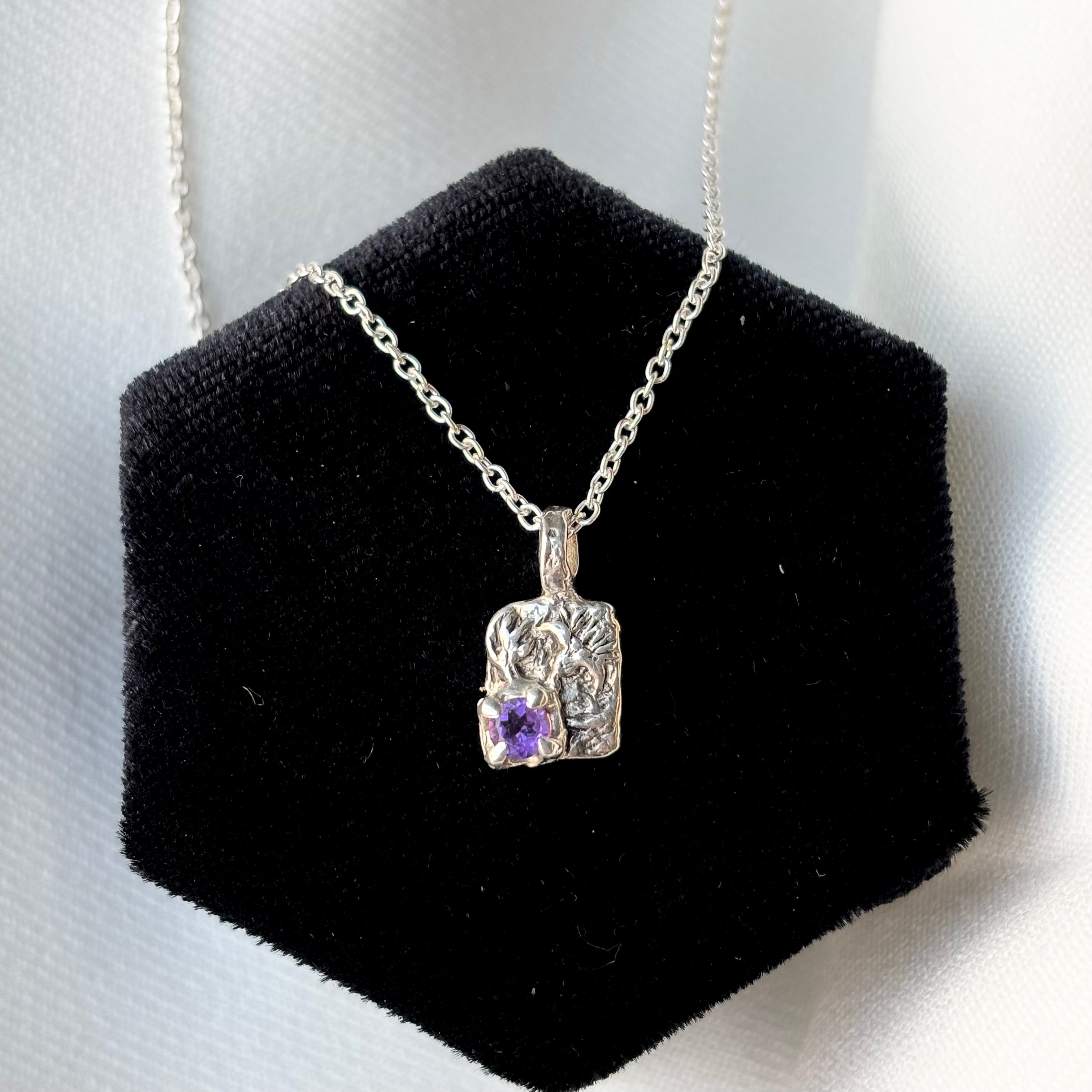 RYHN, Amethyst Thistle Necklace-3