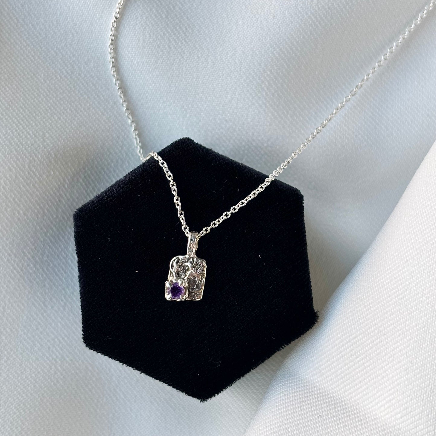 RYHN, Amethyst Thistle Necklace