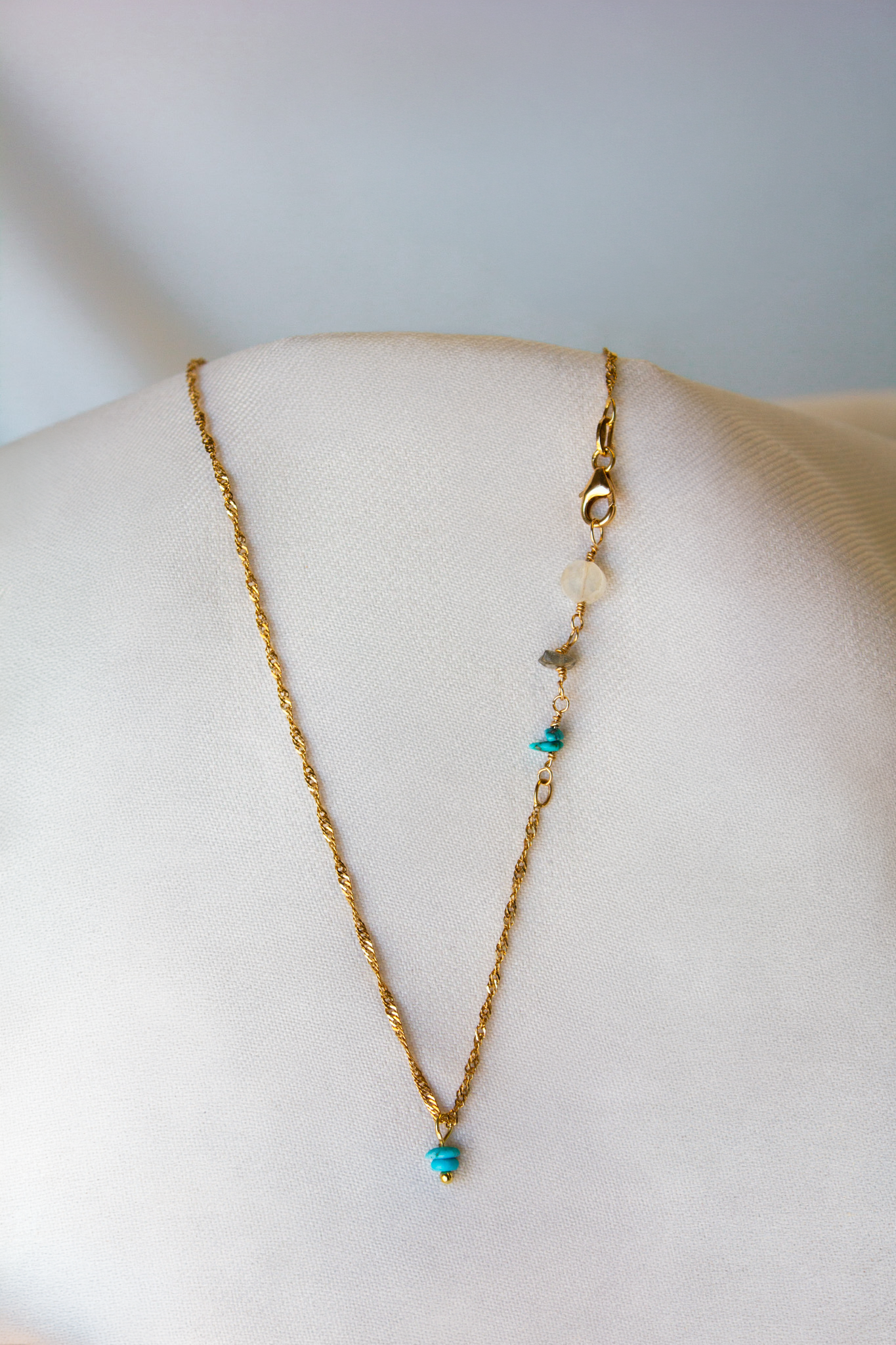 Hailey Jane, Singapore Turquoise Necklace-5