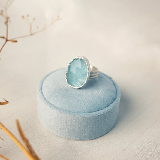 Andrea Mueller, Aquamarine Rose Cut Ring