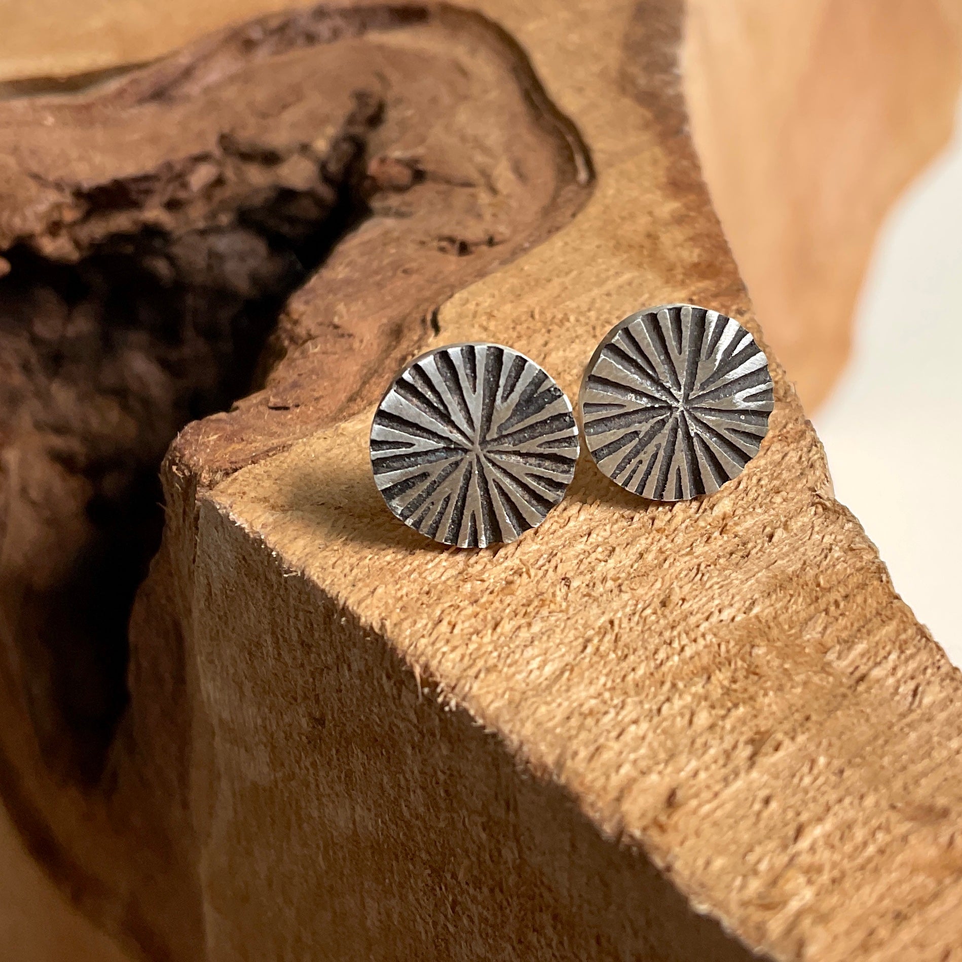 Andrea Mueller, Rays of Light Stud Earrings-2