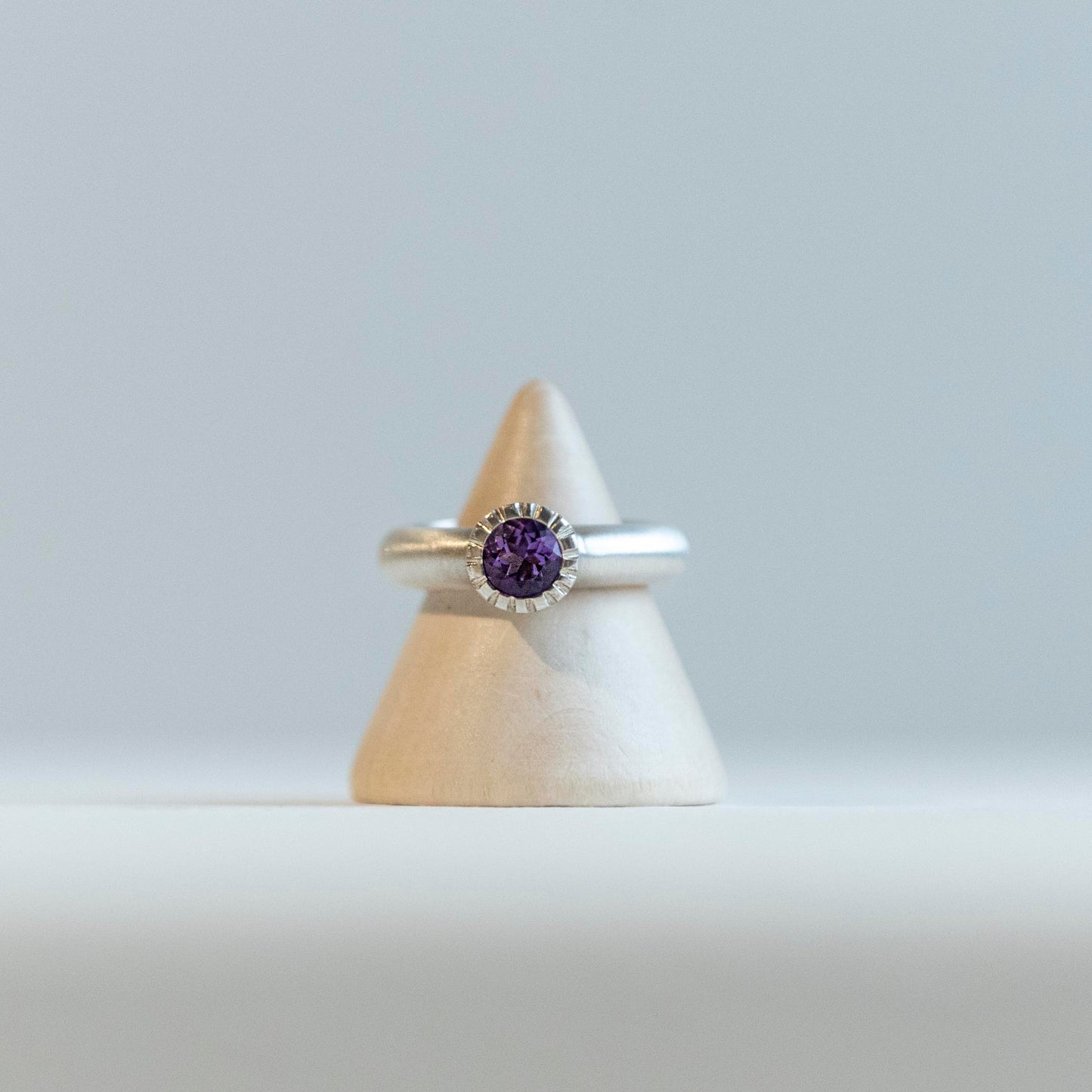 Andrea Mueller, Amethyst Birthstone Ring