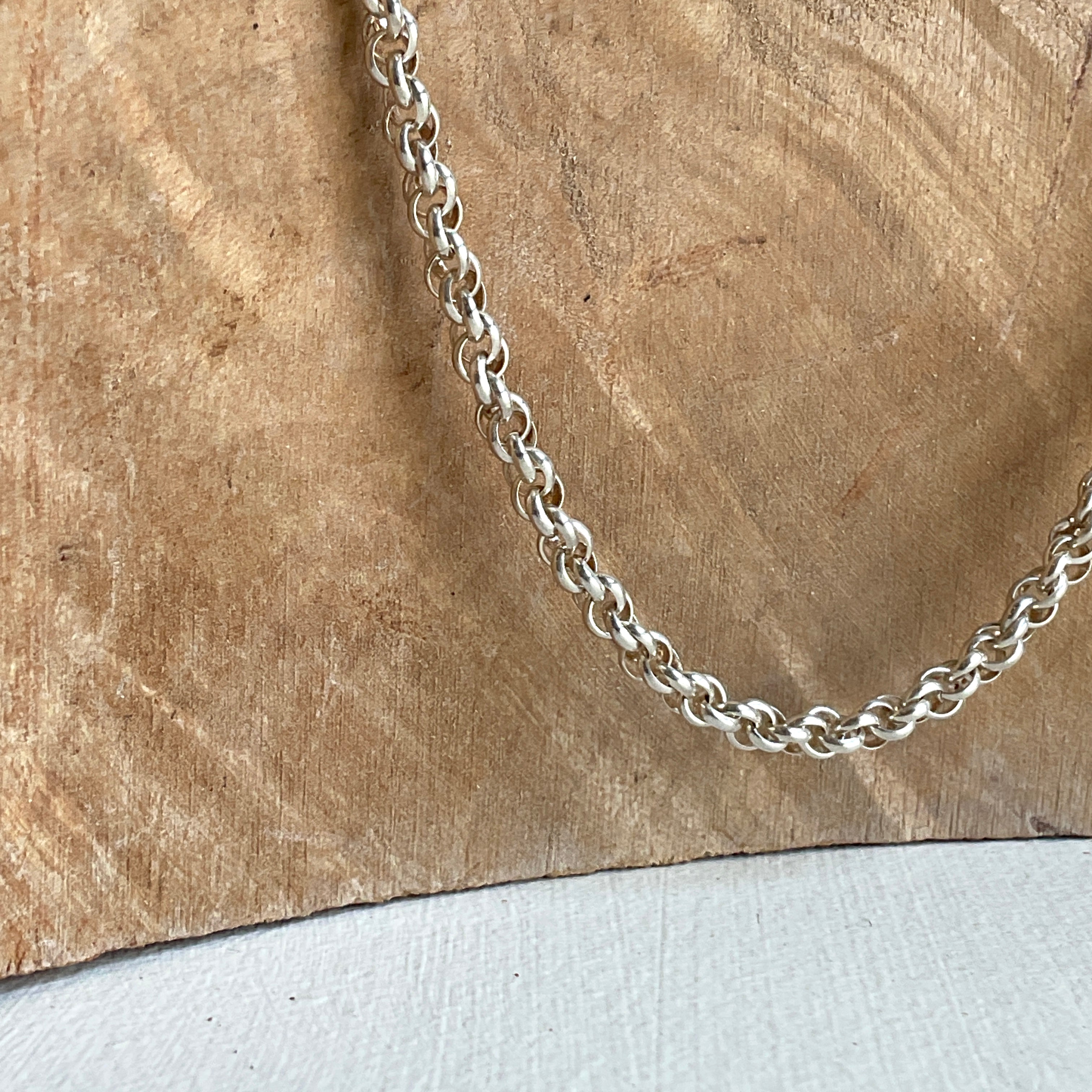 Alexandra Temple, Woven Silver Chain