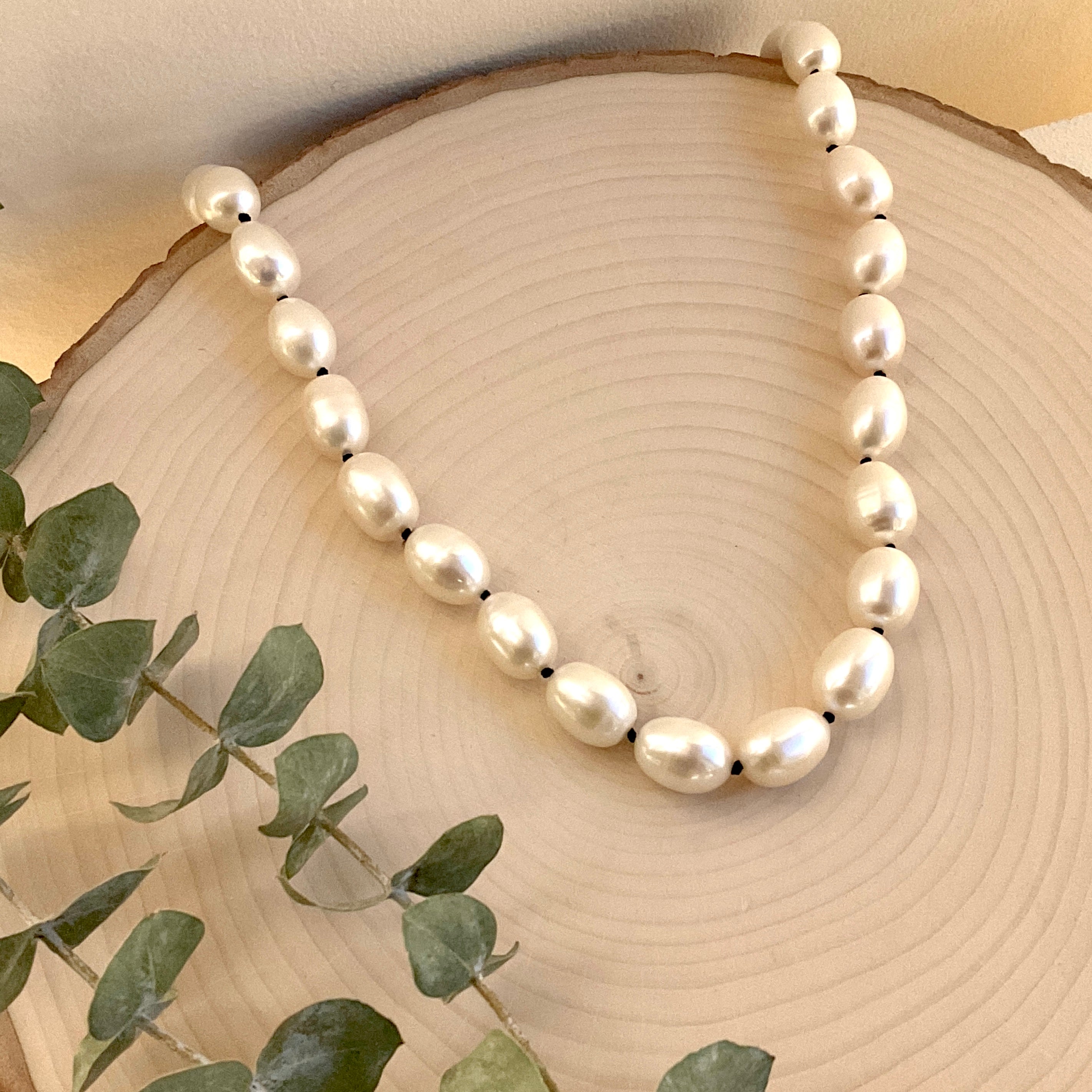 Andrea Mueller, Silk Knots Pearl Necklace-4